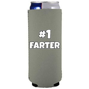 #1 Farter Slim 12 oz Can Coolie