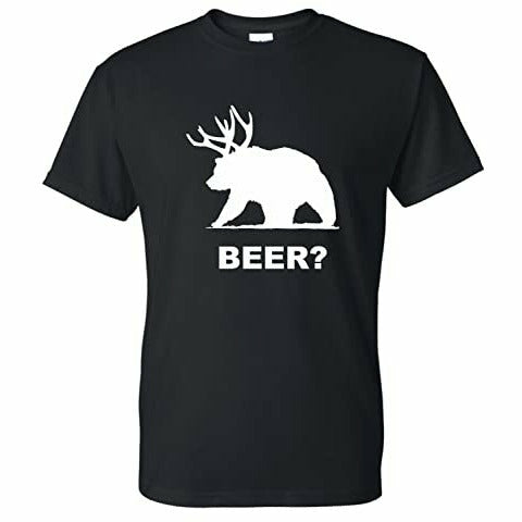 t shirt with beer bear design 