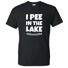Load image into Gallery viewer, t shirt with i pee in the lake design 
