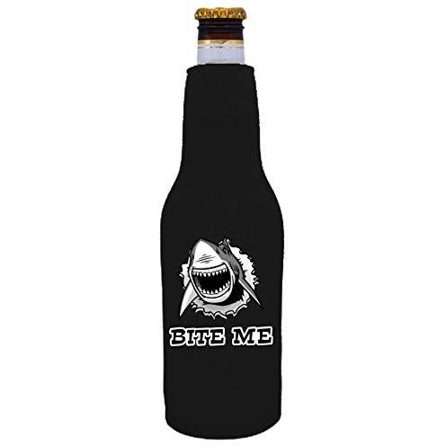 Bite Me Shark Beer Bottle Coolie