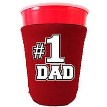 Load image into Gallery viewer, #1 Dad Collapsible Party Cup Coolie
