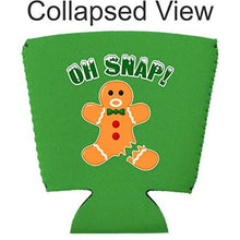 Load image into Gallery viewer, Oh Snap! Gingerbread Man Party Cup Coolie
