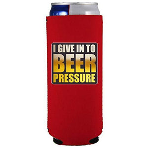 Beer Pressure Slim 12 oz Can Coolie