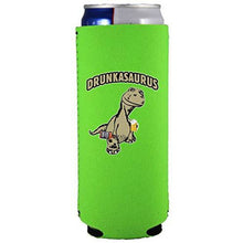 Load image into Gallery viewer, Drunkasaurus Slim 12 oz Can Coolie
