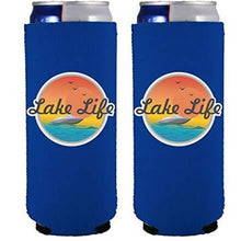 Load image into Gallery viewer, Lake Life Slim Can Coolie
