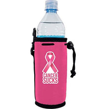 Load image into Gallery viewer, Cancer Sucks Water Bottle Coolie
