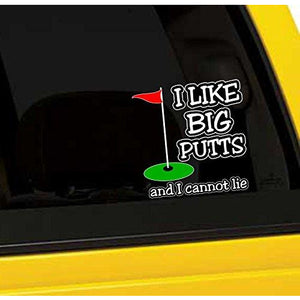 I Like Big Putts Vinyl Sticker