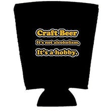 Load image into Gallery viewer, Craft Beer Alcoholism Pint Glass Coolie
