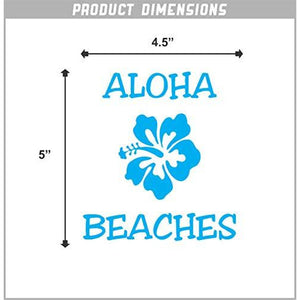 Aloha Beaches Vinyl Sticker