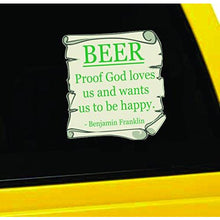 Load image into Gallery viewer, Beer Proof Vinyl Sticker
