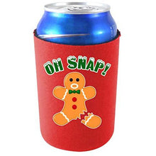 Load image into Gallery viewer, can koozie with oh snap design
