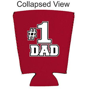 #1 Dad Pint Glass Coolie