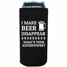 Load image into Gallery viewer, 16 oz can koozie with i make beer disappear design 
