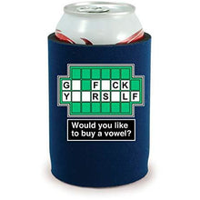 Load image into Gallery viewer, full bottom can koozie with go f yourself design
