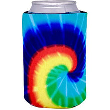 Load image into Gallery viewer, can koozie with tie dye design
