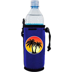 Palm Tree Sunset Water Bottle Coolie