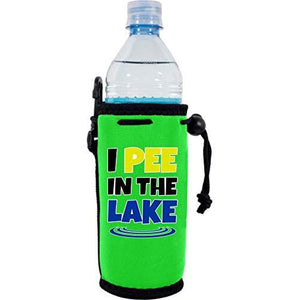 I Pee In The Lake Water Bottle Coolie