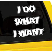 Load image into Gallery viewer, I Do What I Want Vinyl Sticker
