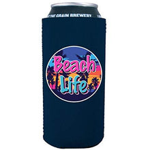 Load image into Gallery viewer, Beach Life 16 oz Can Coolie
