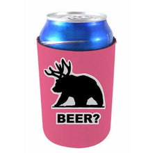 Load image into Gallery viewer, Beer Bear Can Coolie
