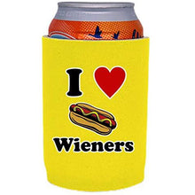 Load image into Gallery viewer, I Love Wieners Full Bottom Can Coolie
