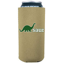 Load image into Gallery viewer, 16 oz can koozie with dinosaur design
