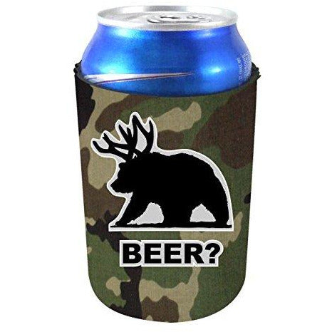 camo can koozie with 