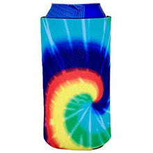 Load image into Gallery viewer, 16 oz can koozie with tie dye pattern design
