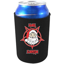 Load image into Gallery viewer, can koozie with hail santa design
