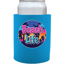 Load image into Gallery viewer, Beach Life Thick Foam&quot;Old School&quot; Can Coolie
