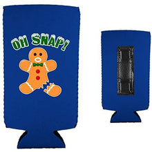 Load image into Gallery viewer, Oh Snap! Gingerbread Man Magnetic Slim Can Coolie
