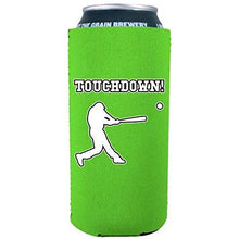 Load image into Gallery viewer, Touchdown Baseball 16 oz. Can Coolie
