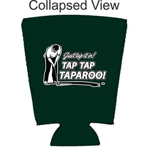 Just Tap It In! Tap Tap Taparoo! Golf Pint Glass Coolie
