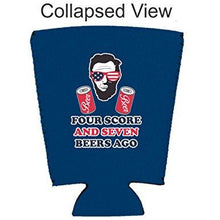 Load image into Gallery viewer, Four Score and Seven Beers Ago Pint Glass Coolie
