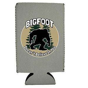 Bigfoot Doesn't Believe In You 16 oz Can Coolie