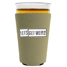 Load image into Gallery viewer, Lets Get Weird Pint Glass Coolie
