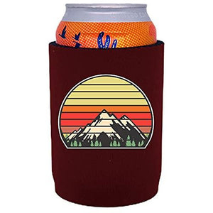Retro Mountains Full Bottom Can Coolie