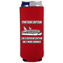 Load image into Gallery viewer, Pontoon Captain Slim Can Coolie
