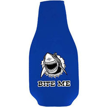 Load image into Gallery viewer, Bite Me Shark Beer Bottle Coolie

