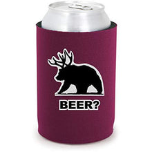Load image into Gallery viewer, Beer Bear Full Bottom Can Coolie
