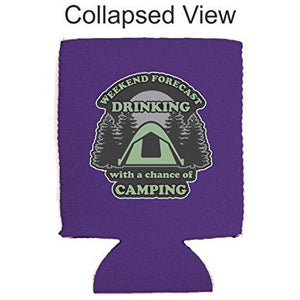 Weekend Forecast Drinking with a Chance of Camping Can Coolie