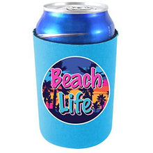 Load image into Gallery viewer, Beach Life Can Coolie
