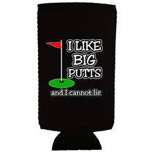 Load image into Gallery viewer, I Like Big Putts Magnetic Slim Can Coolie
