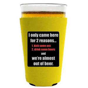 Two Reasons Pint Glass Coolie