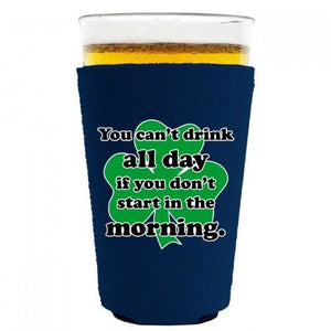Drink All Day Pint Glass Coolie