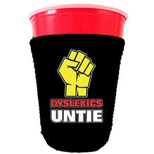Load image into Gallery viewer, Dyslexics Untie Party Cup Coolie

