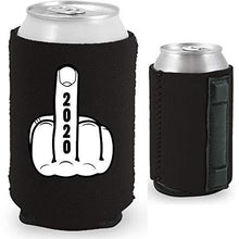Load image into Gallery viewer, magnetic can koozie with 2020 middle finger funny design

