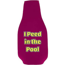 Load image into Gallery viewer, I Peed in the Pool Beer Bottle Coolie
