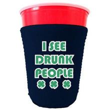 Load image into Gallery viewer, I See Drunk People Party Cup Coolie
