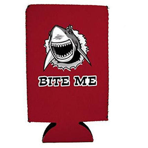 Bite Me Shark 16 oz Can Coolie